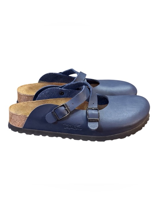 Birkenstock Shoes - Birki’s by Birkenstock Dorian Navy Leather Mary Jane Clogs Women’s Size 7
